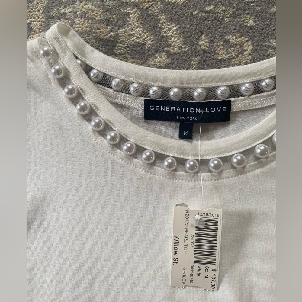 NWT Generation Love Pearl Top
